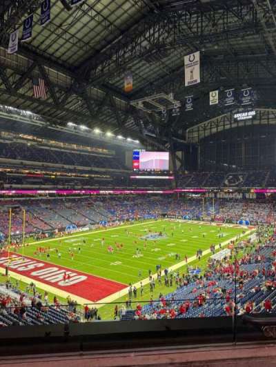 Lucas Oil Stadium section 322