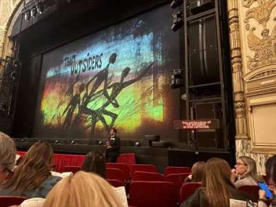 Cadillac Palace Theater section Orchestra R