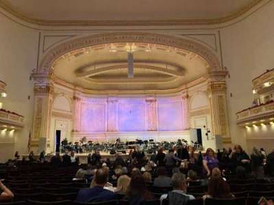 Carnegie Hall section Parquet C