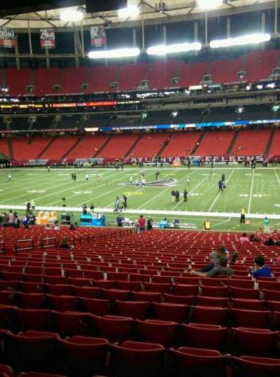 Georgia dome section 134