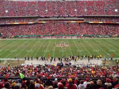 arrowhead stadium section 201