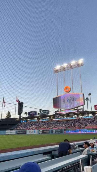 dodger stadium section 32BL