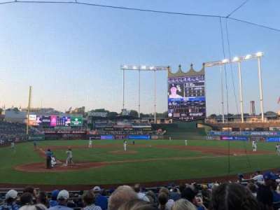 Kauffman Stadium section 130
