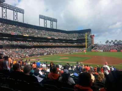 Oracle park section 106