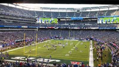 MetLife Stadium section 124
