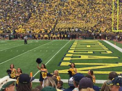 Michigan Stadium section 40
