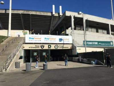 Oakland Coliseum section Gate D