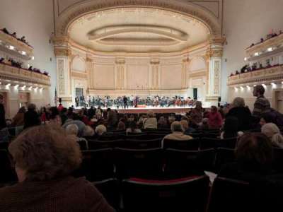 Carnegie Hall section Parquet C