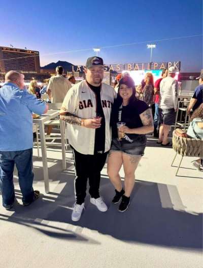 Las Vegas Ballpark section 1st Base Party Deck