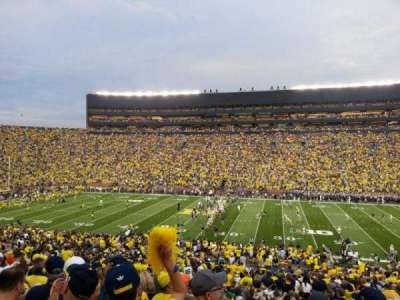 Michigan Stadium section 22