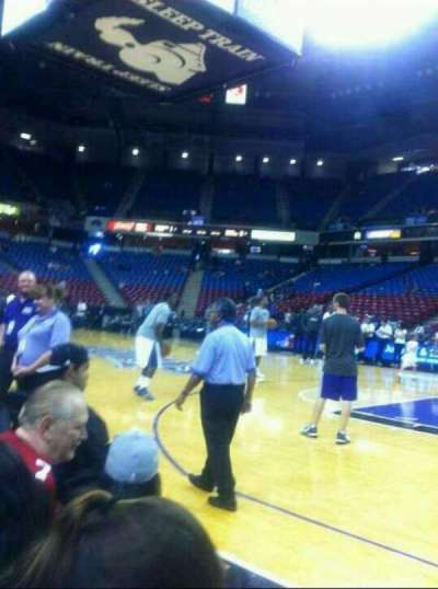sleep train arena section court side