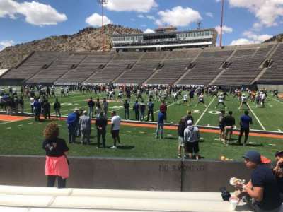 Sun Bowl Stadium section 19