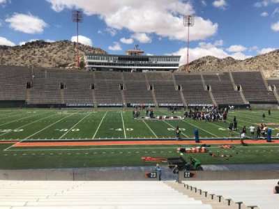 Sun Bowl Stadium section 23