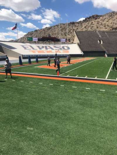 Sun Bowl Stadium section 25