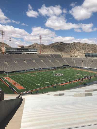 Sun Bowl Stadium section 26