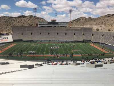 Sun Bowl Stadium section 22