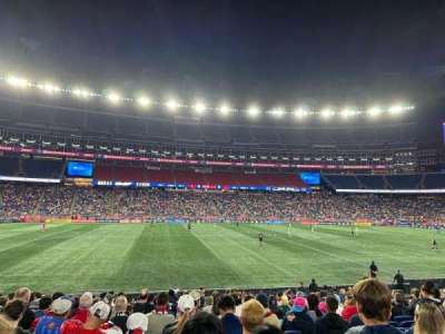 Gillette Stadium section 111