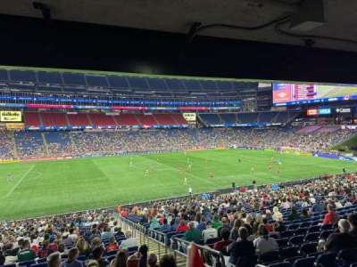 Gillette Stadium section 112