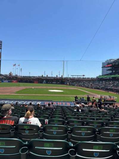 Oracle park section 122
