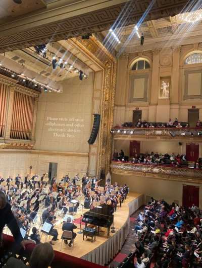 Symphony Hall, Boston section First Balcony L