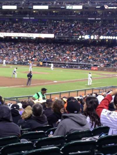 Oracle park section 128