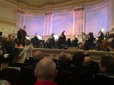 Carnegie Hall section Parquet R
