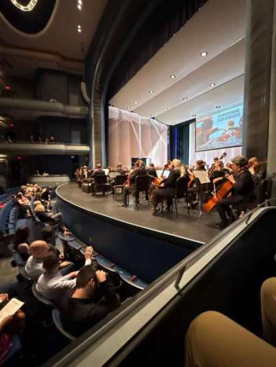 Ferguson Hall at the Straz section Orchestra
