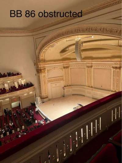Carnegie Hall section Dress Circle R