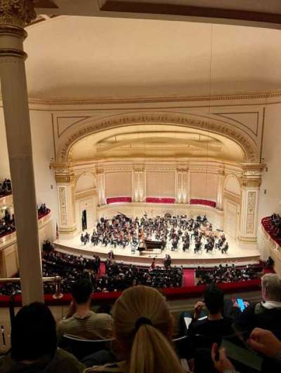 Carnegie Hall section Dress Circle RC