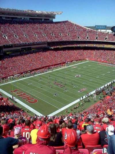 arrowhead stadium section 308