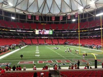 Georgia dome section 107