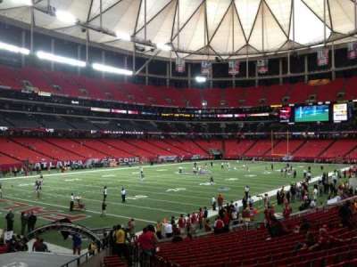 Georgia dome section 123