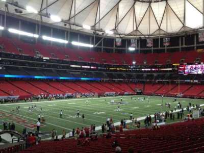 Georgia dome section 122