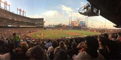 Oracle park section 110