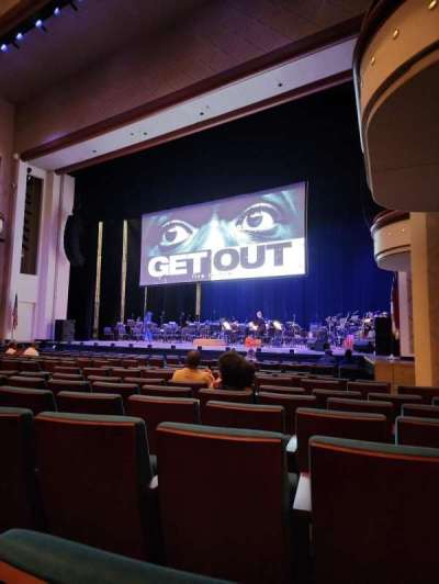 Belk Theater section Orchestra Front R