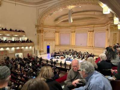 Carnegie Hall section Tier 1