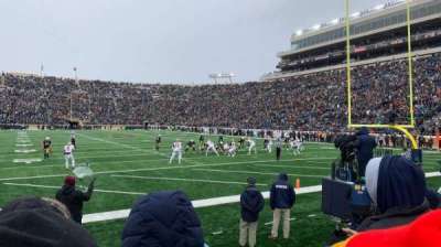 notre dame stadium section 20