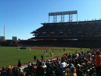 Oracle park section 134