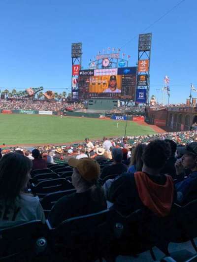 Oracle park section 104