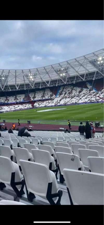 London Stadium section 112