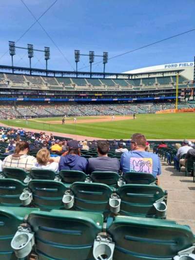 COMERICA PARK section 114