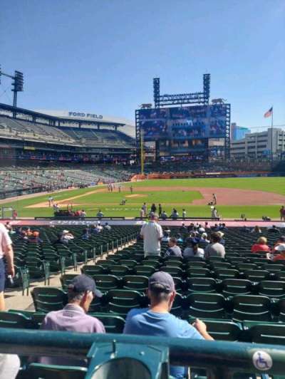 Comerica Park section 121