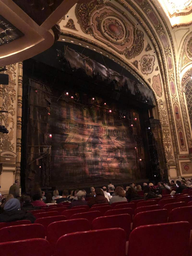 Cadillac Palace Theater, section Orchestra L