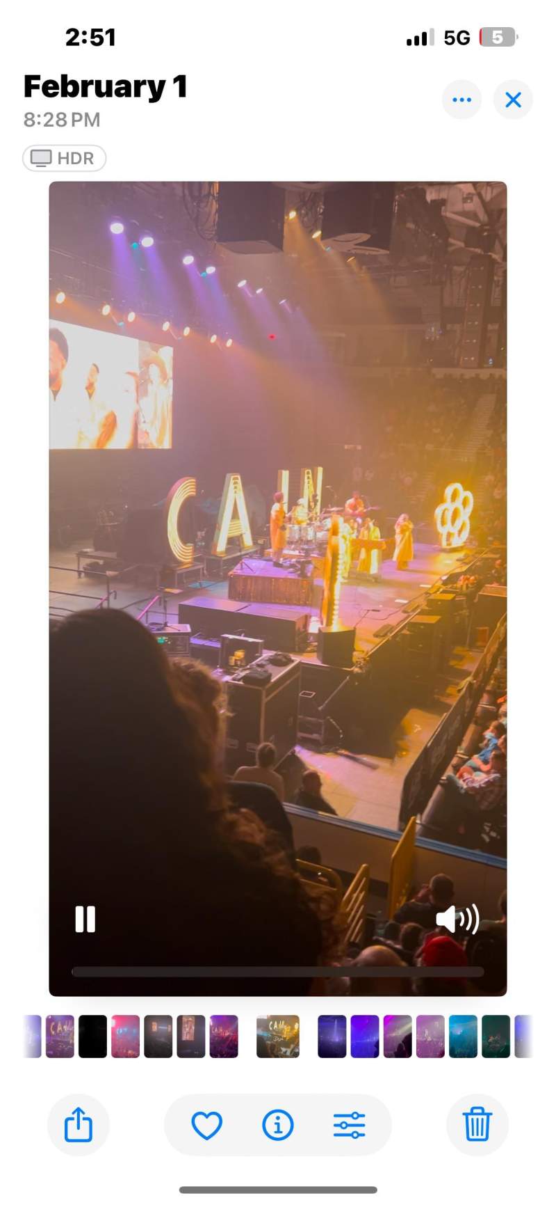 Seating view for 