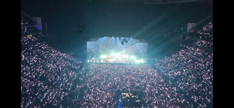 The O2, London, section 411, row H, seat 700 - Lewis Capaldi