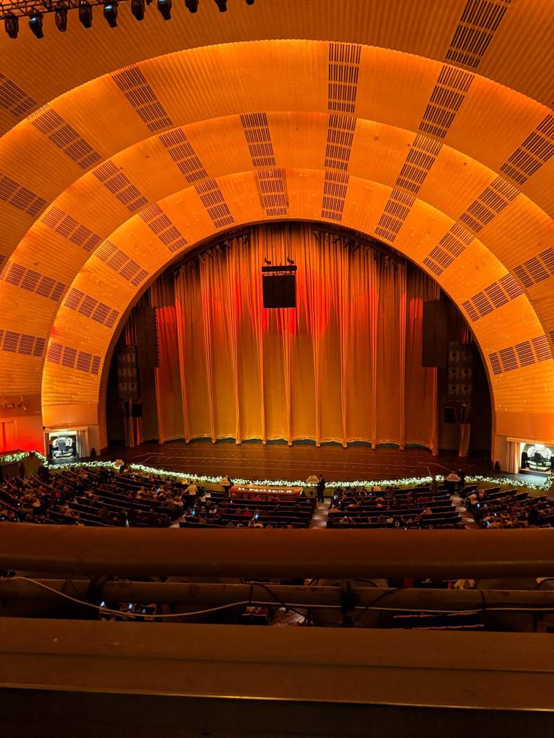 Radio City Music Hall, section 2nd Mezzanine 3, row A, page 1