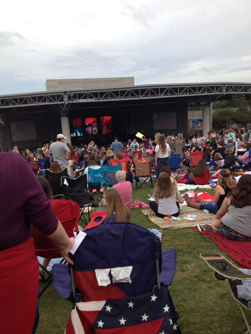 Seating view for Truliant Amphitheater Section lawn 