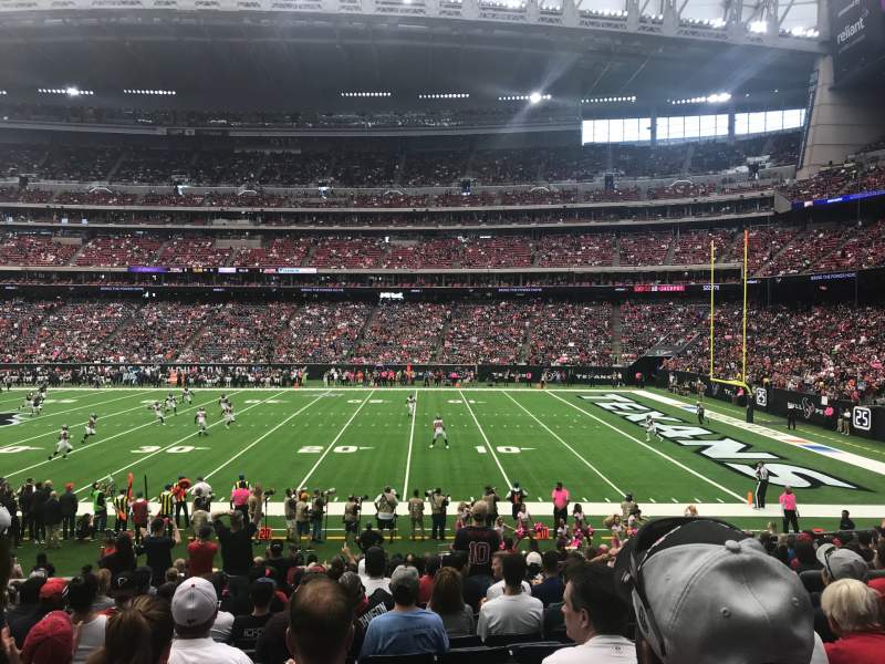NRG Stadium Interactive Football Seating Chart