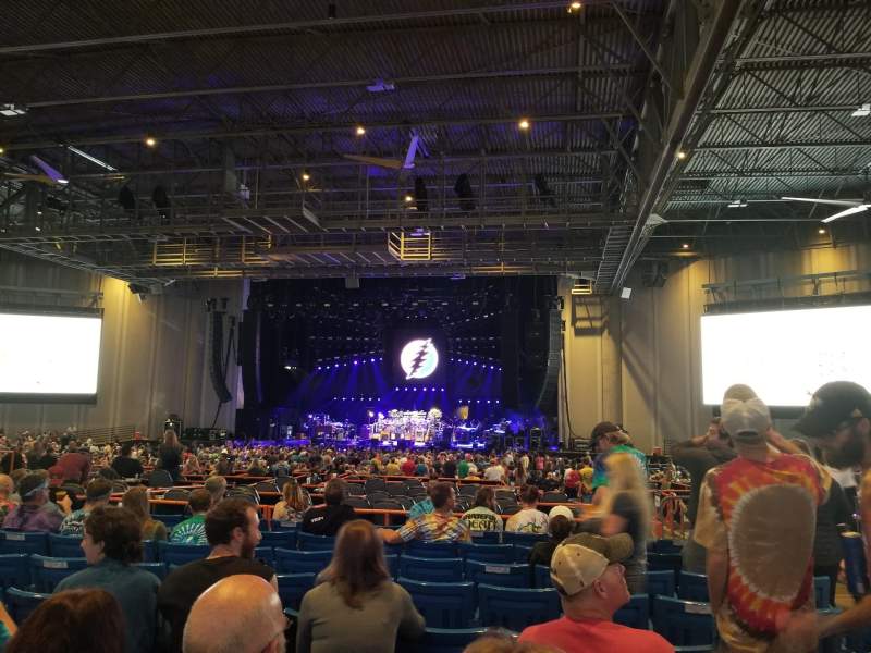 Seating view for Truliant Amphitheater Section 6 Row R Seat 6