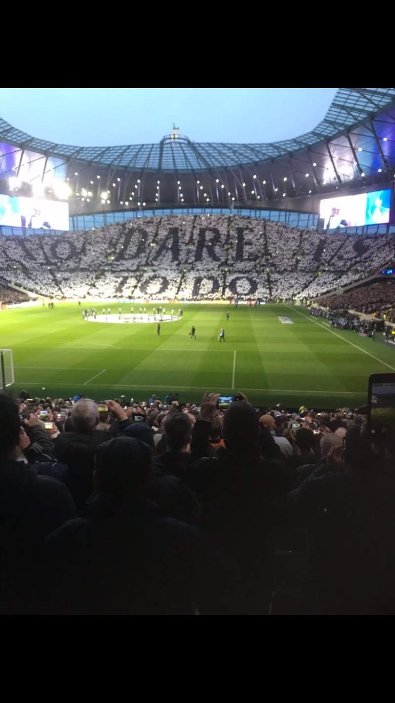 Tottenham Hotspur Stadium Section 111 Row 29 Seat 327 Tottenham Hotspur Vs Manchester City Fc Shared Anonymously